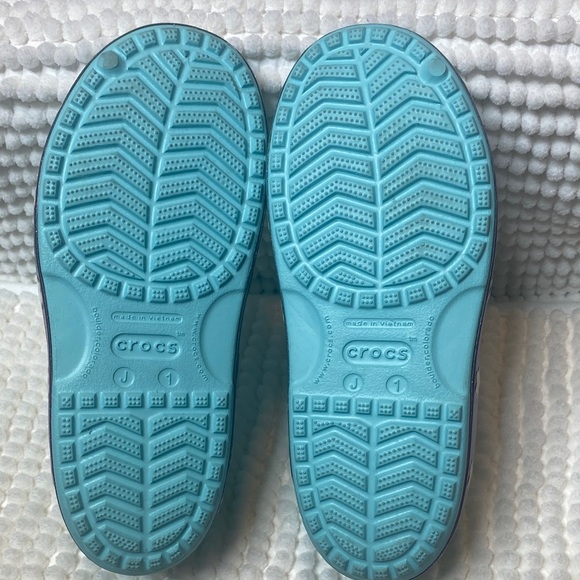 CROCS Kids Turquoise Unicorn Sandals - Picture 13 of 13